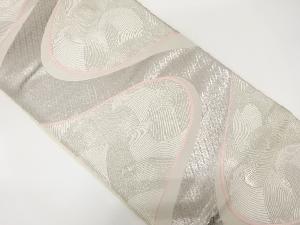 アンティーク 流水模様織り出し袋帯(着用可)